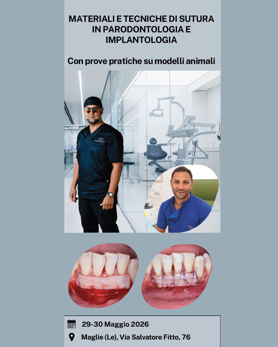 Materiali e tecniche di sutura in parodontologia e implantologia